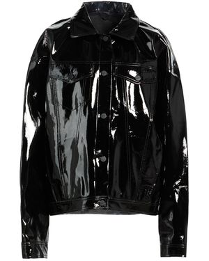 David Koma Jacket Leather - Black