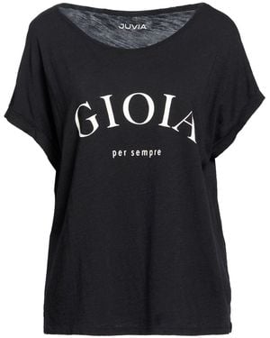 Juvia T-Shirt Cotton, Viscose - Black