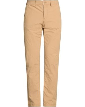 Timberland Camel Trousers Cotton, Elastane - Natural