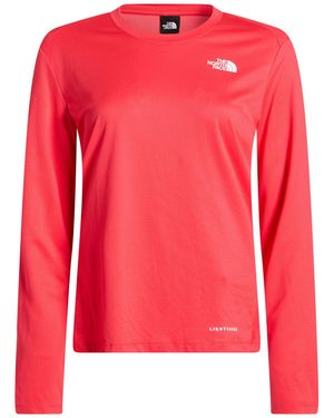 The North Face Fuchsia T-Shirt Polyester - Red