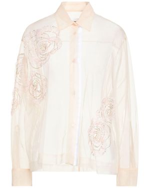 DES_PHEMMES Shirt Nylon - White
