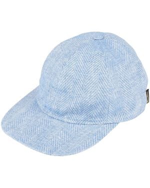 Borsalino Azure Hat Linen - Blue