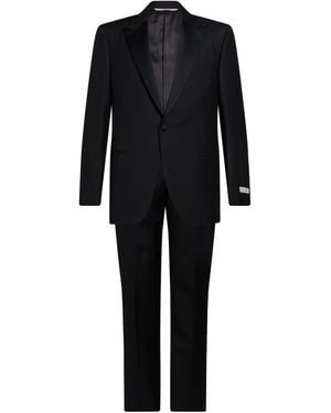 Canali Suit Wool - Black