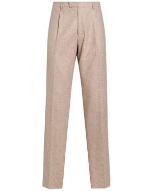 Boglioli Sand Pants Virgin Wool, Polyamide, Acrylic, Cashmere, Elastane - Natural