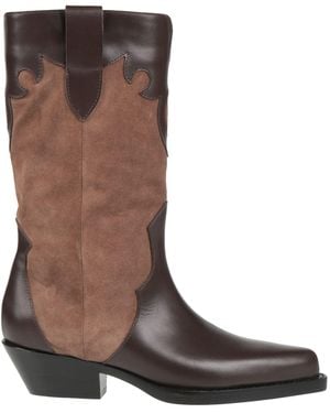 Anna F. Boot Leather - Brown