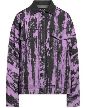 Versace Jeans Couture Denim Outerwear - Purple