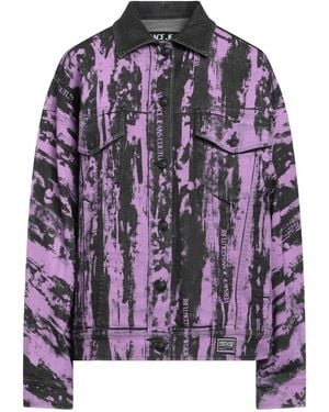 Versace Jeans Couture Denim Outerwear - Purple