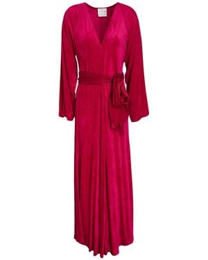 forte_forte Maxi Dress Viscose, Polyester - Red