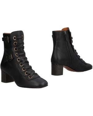 Chloé Ankle Boots Leather - Black