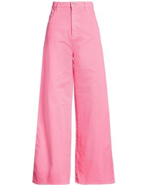 Jucca Fuchsia Jeans Cotton - Pink