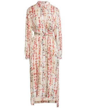Semicouture Midi Dress Viscose - White
