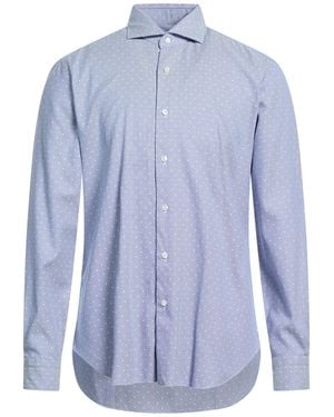 Barba Napoli Shirt Cotton - Blue