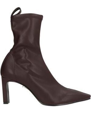 Ovyè Chocolate Ankle Boots Synthetic Fibres - Brown