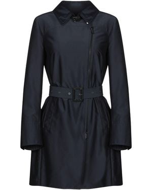 Moorer Overcoats & Trench Coats - Blue