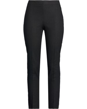 Kiton Pants Linen, Viscose, Elastane - Black