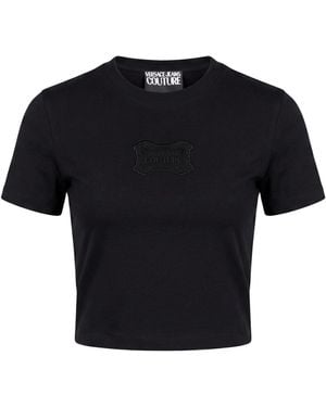 Versace Jeans Couture T-Shirt Cotton, Elastane - Black