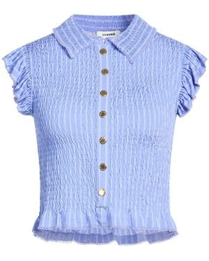 Sandro Lilac Top Viscose, Elastane - Blue