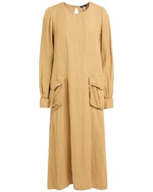 R13 Midi Dress Linen - Natural