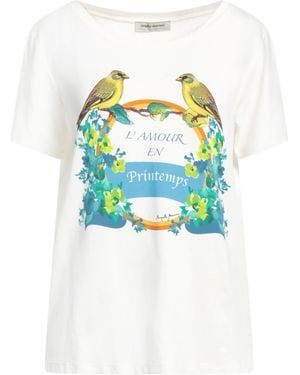 Angelo Marani T-Shirt Viscose, Elastane - Blue