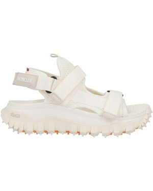 Moncler Sandals Textile Fibers - White