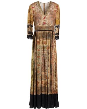Dior Sand Maxi Dress Linen - White