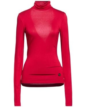 Frankie Morello T-Shirt Viscose, Elastane - Red
