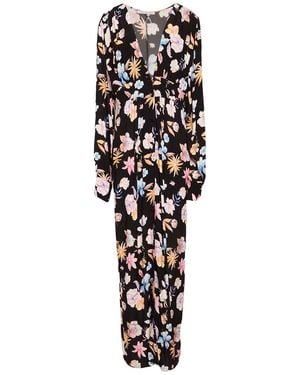 Mar De Margaritas Maxi Dress Viscose - White