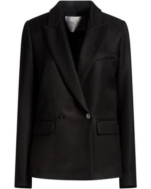 forte_forte Blazer Virgin Wool, Viscose - Black