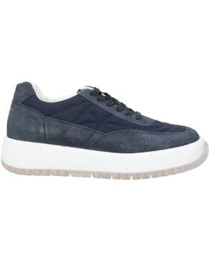 MM6 by Maison Margiela Trainers Leather, Textile Fibres - Blue