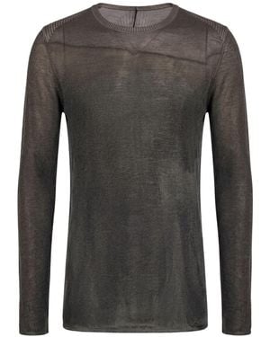 Masnada Khaki Sweater Merino Wool - Gray