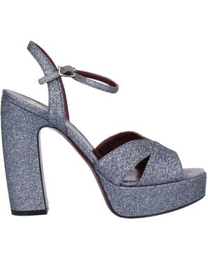 Ernesto Esposito Sandals Leather - Blue
