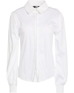 KARL LAGERFELD Shirt Cotton - White