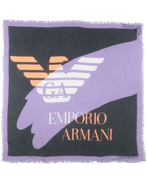 Emporio Armani Schal - Blau