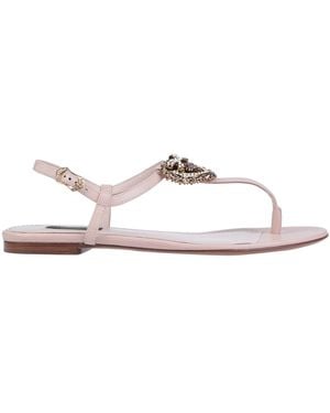 Dolce & Gabbana Thong Sandal - White