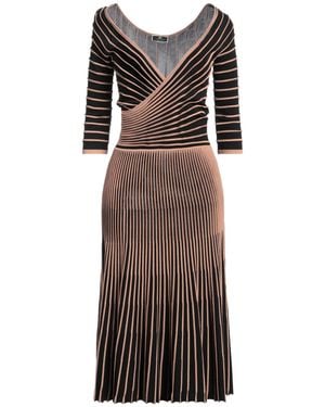 Elisabetta Franchi Vestito Midi - Marrone