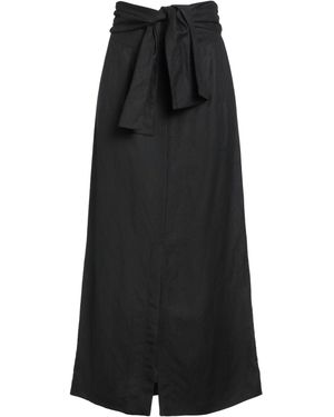 MEIMEIJ Maxi Skirt Linen, Viscose - Black