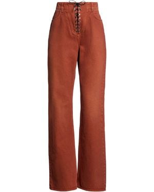 Rabanne Pants Cotton - Red