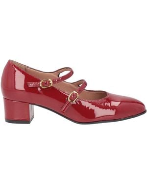 Bianca Di Brick Pumps Leather - Red