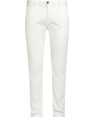 Yan Simmon Light Pants Cotton, Elastane - White