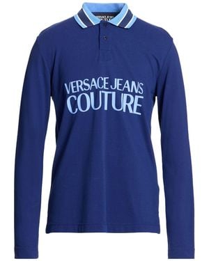 Versace Jeans Couture Polo Shirt Cotton - Blue