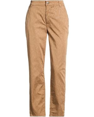 Guess Pants Cotton, Polyamide, Elastane - Natural