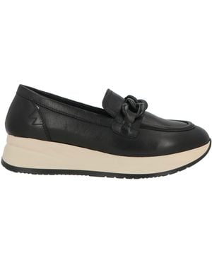 Melluso Walk Loafers Leather - Black