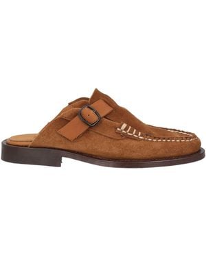 Hereu Tan Mules & Clogs Leather - Brown