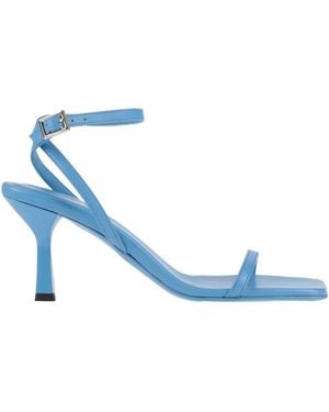 Semicouture Azure Sandals Leather - Blue