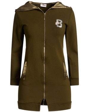 Blugirl Blumarine Military Sweatshirt Viscose, Elastane, Polyamide - Green