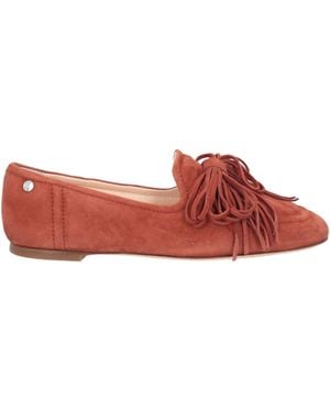Agl Attilio Giusti Leombruni Loafers Leather - Red