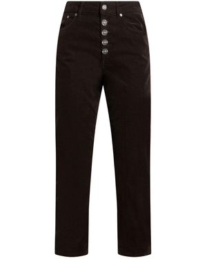Dondup Trousers Cotton, Lyocell, Elastane - Grey