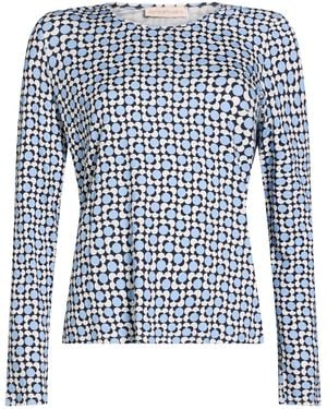 Camicettasnob T-Shirt Viscose, Elastane - Blue