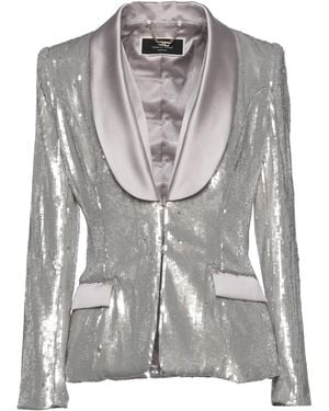 Elisabetta Franchi Suit Jacket - Grey
