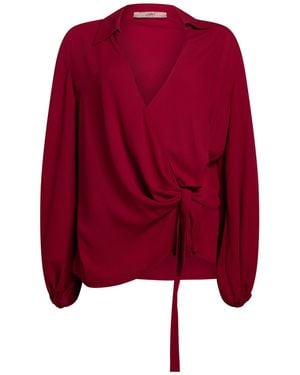 Carla G Top Polyester - Red